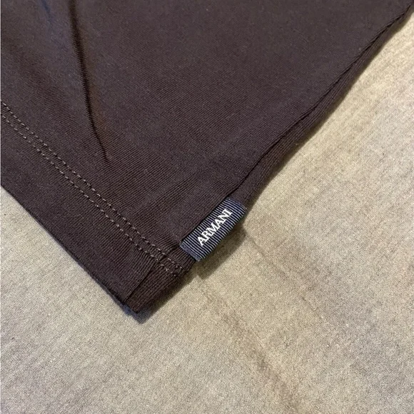 Armani Jeans - Men's Black T-Shirt (READ DESCRIPTION DETAILS) - Picture 4 of 6